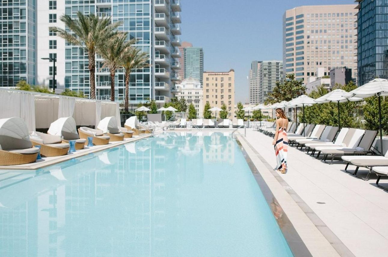 Level Downtown La South Olive Hotel Los Angeles Luaran gambar